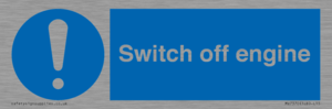 Switch off engine